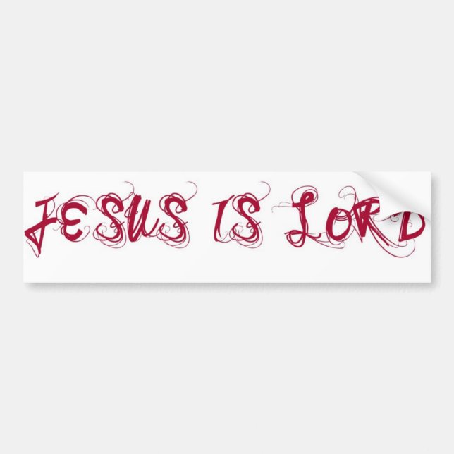 Adesivo Para Carro JESUS Bumperstickers (Frente)