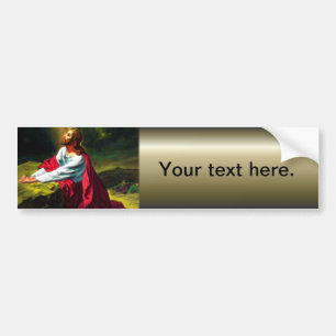 Adesivo Para Carro Jesus Cristo que Praying no jardim de Gethsemane