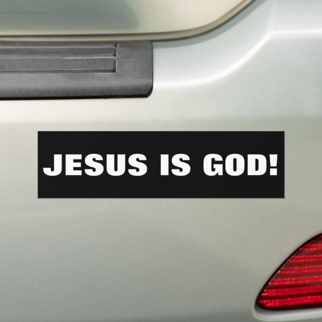 ADESIVO PARA CARRO JESUS É DEUS! (No carro)