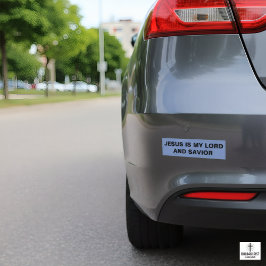Adesivo Para Carro "Jesus é meu Senhor e salvador"