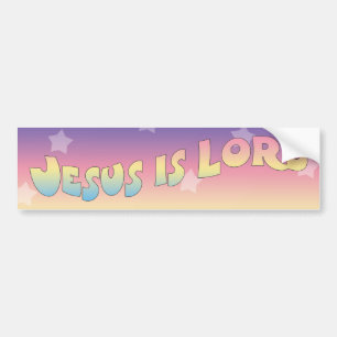 Adesivo Para Carro Jesus é senhor