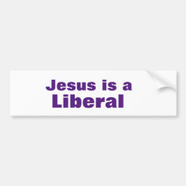 Adesivo Para Carro Jesus é um Liberal