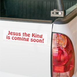 Adesivo Para Carro Jesus está vindo