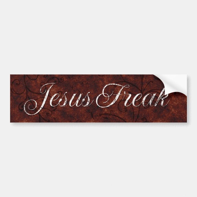 Adesivo Para Carro Jesus Freak 3 (Frente)