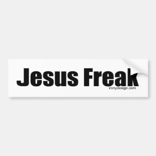 Adesivo Para Carro Jesus Freak Bumperstickers