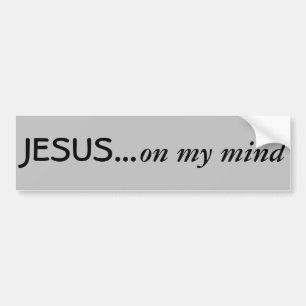 Adesivo Para Carro JESUS, na minha opinião, Personalize-o através de 
