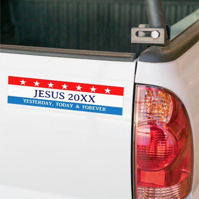 Adesivo Para Carro Jesus para o Presidente 2020 Bumper Sticker (No caminhão)