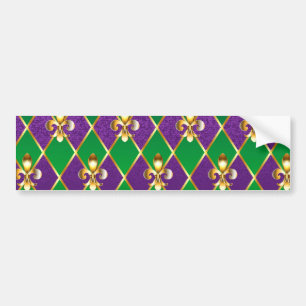 Adesivo Para Carro Jewelry Background Mardi Gras