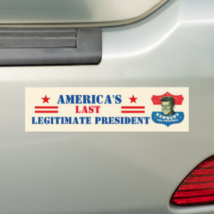 Adesivo Para Carro JFK: Último Presidente Legítimo da América