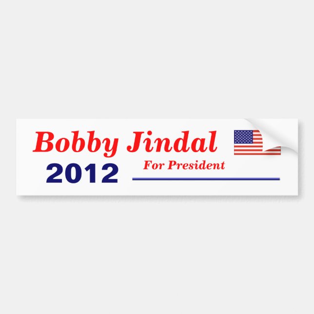 Adesivo Para Carro Jindal para o presidente (Frente)