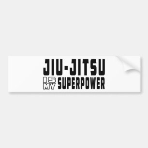Adesivo Para Carro Jiu-Jitsu é minha superpotência