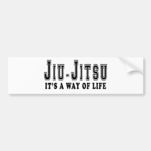 Adesivo Para Carro Jiu-Jitsu é modo de vida
