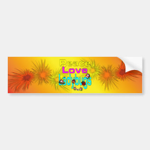 Adesivo Para Carro Joaninhas do amor da paz