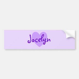 Adesivo Para Carro Jocelyn em Roxo