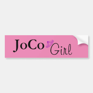Adesivo Para Carro JoCo Girl a rosa