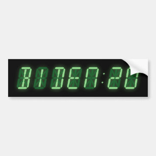 Adesivo Para Carro Joe Biden 2020 Digital Clock