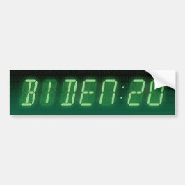 Adesivo Para Carro Joe Biden 2020 Digital Clock