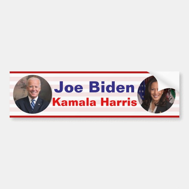 Adesivo Para Carro Joe Biden e Kamala Harris (Frente)