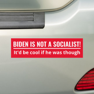 Adesivo Para Carro Joe Biden não é socialista