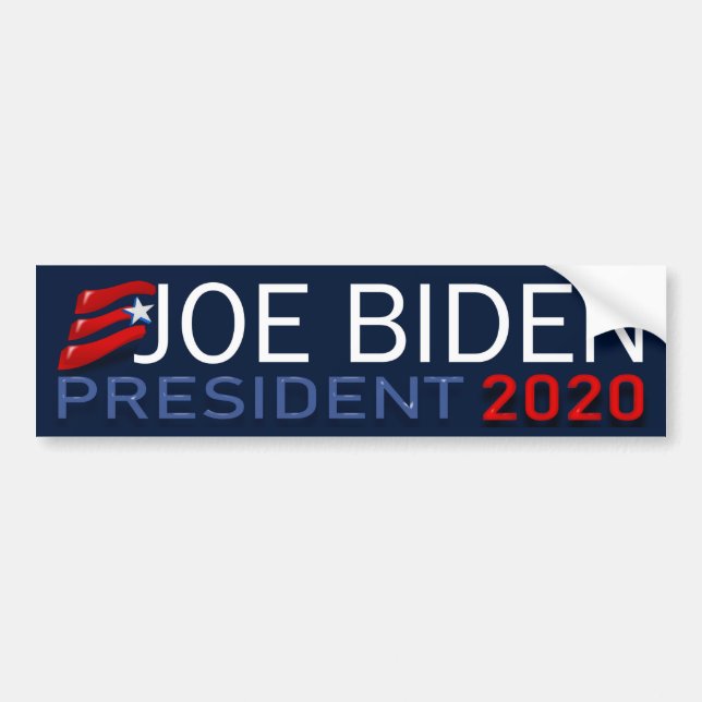 Adesivo Para Carro Joe Biden Presidente Democrático 2020 Eleição (Frente)