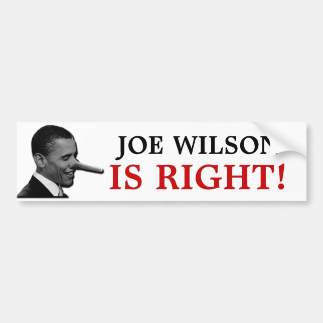 ADESIVO PARA CARRO JOE WILSON É DIREITO (Frente)