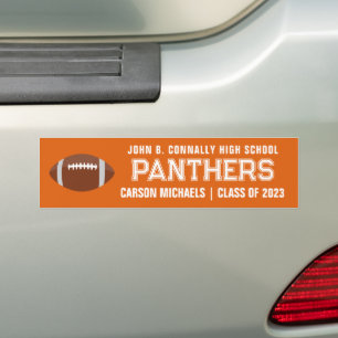 Adesivo Para Carro Jogador de Futebol da Escola Personalizada Orange