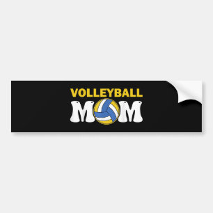 Adesivo Para Carro Jogadora Engraçada no Dia da Camisa de Voleibol Fe
