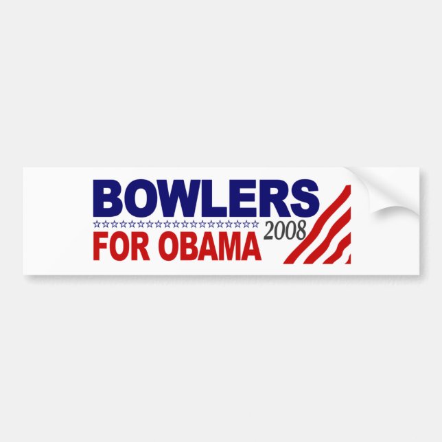 Adesivo Para Carro Jogadores para Obama (Frente)