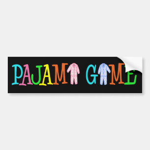 Adesivo Para Carro Jogo do pijama