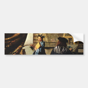 Adesivo Para Carro Johannes Vermeer's A Arte da Pintura por volta de