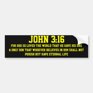 ADESIVO PARA CARRO JOHN 3 16