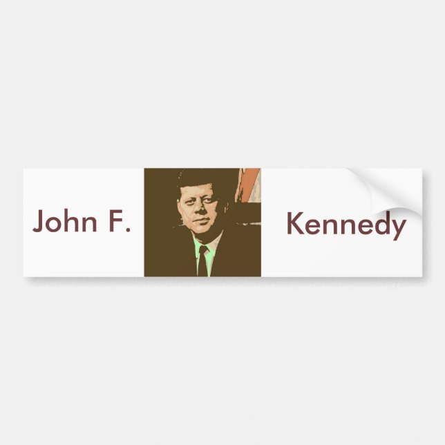 Adesivo Para Carro John F Kennedy (Frente)