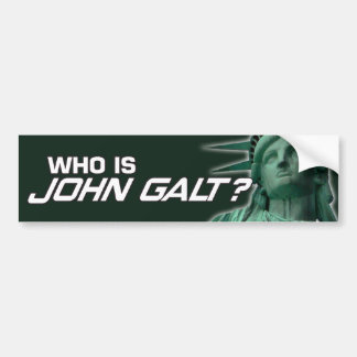 Adesivo Para Carro John Galt Bumpersticker