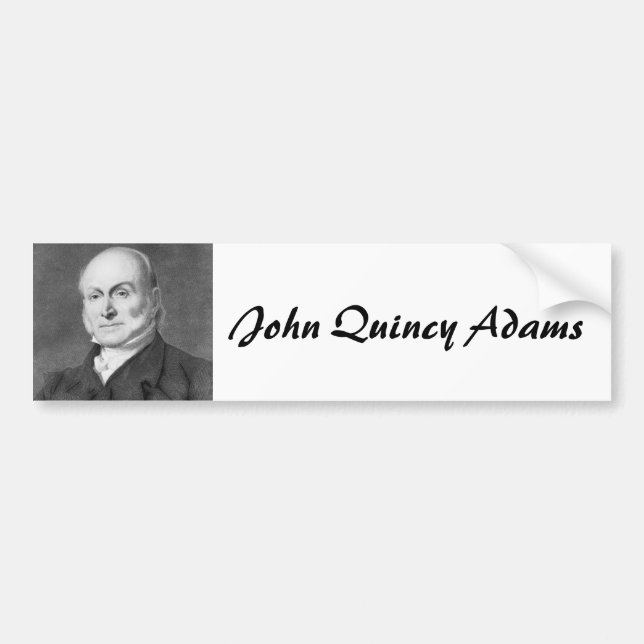 Adesivo Para Carro John Quincy Adams (Frente)