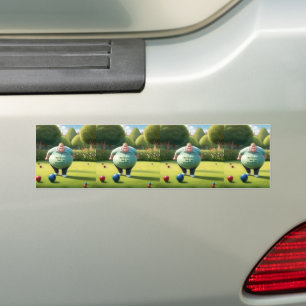 Adesivo Para Carro Jolly Lawn Bowler Man,