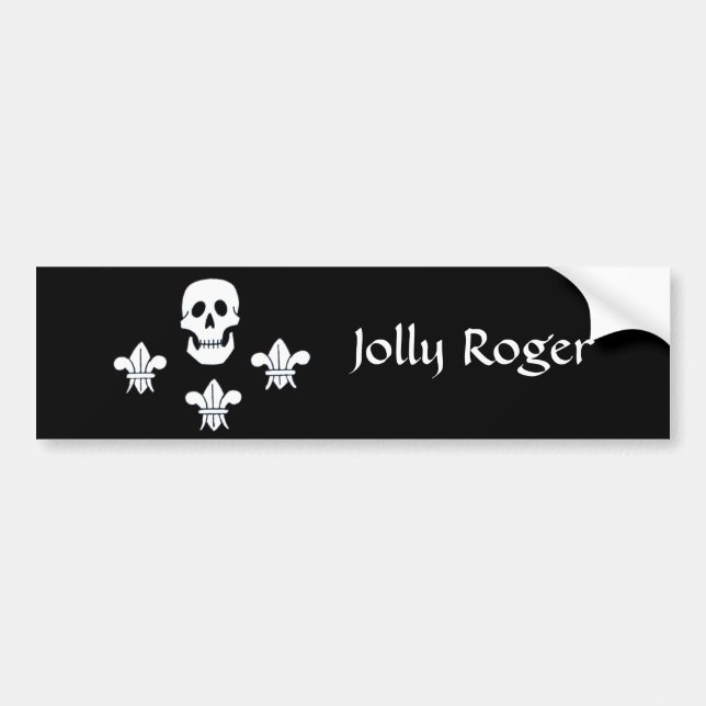 ADESIVO PARA CARRO JOLLY ROGER SKULL E TRÊS MENTIRAS FLAG (Frente)