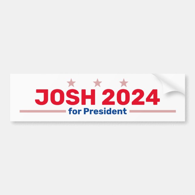 Adesivo Para Carro Josh 2024 para-choques (Frente)