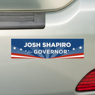 Adesivo Para Carro Josh Shapiro para Governador da Pensilvânia