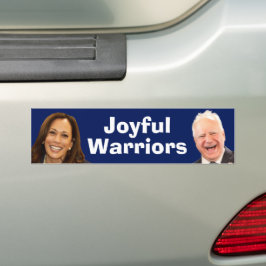 Adesivo Para Carro Joyful Warriors Harris e Walz