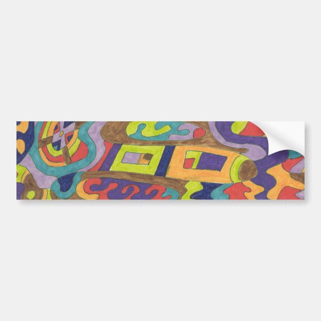 Adesivo Para Carro Joyfull Noise, abstrato (Frente)