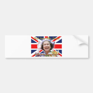 Adesivo Para Carro Jubileu de diamante do HM rainha Elizabeth II