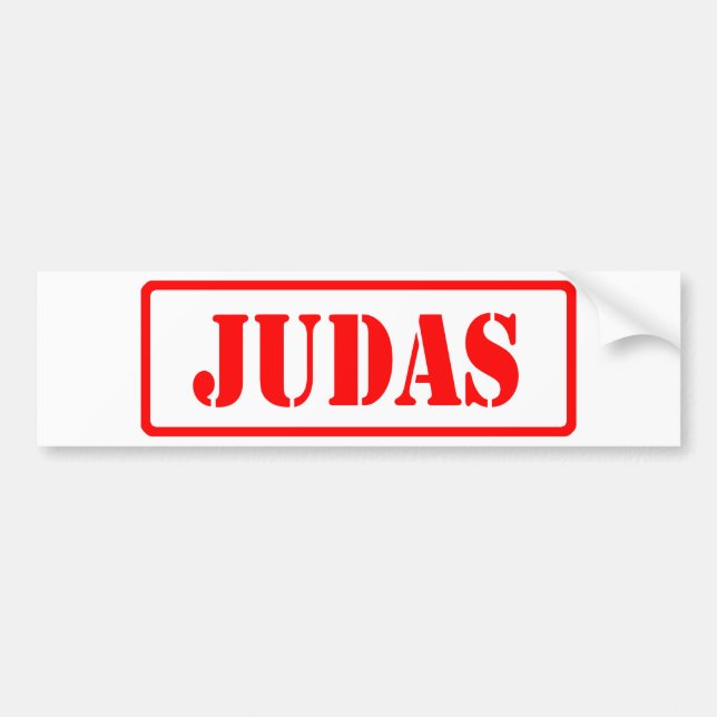 Adesivo Para Carro Judas (Frente)