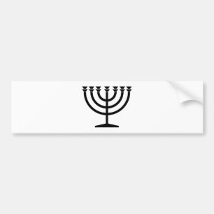 Adesivo Para Carro Judeu Menorah (Símbolo do Judaísmo)