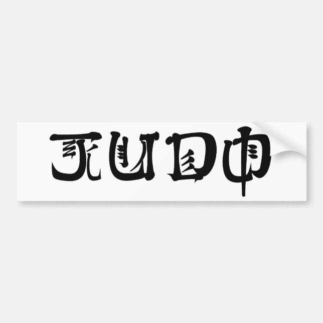 Adesivo Para Carro Judo (Frente)