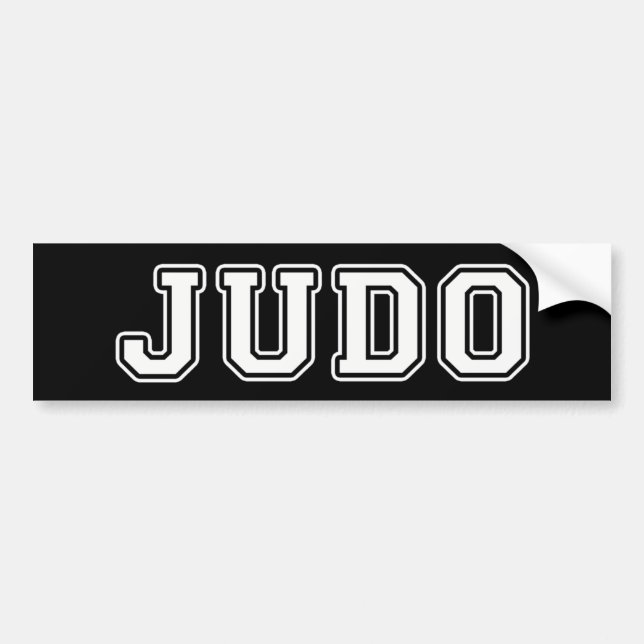 Adesivo Para Carro Judo (Frente)