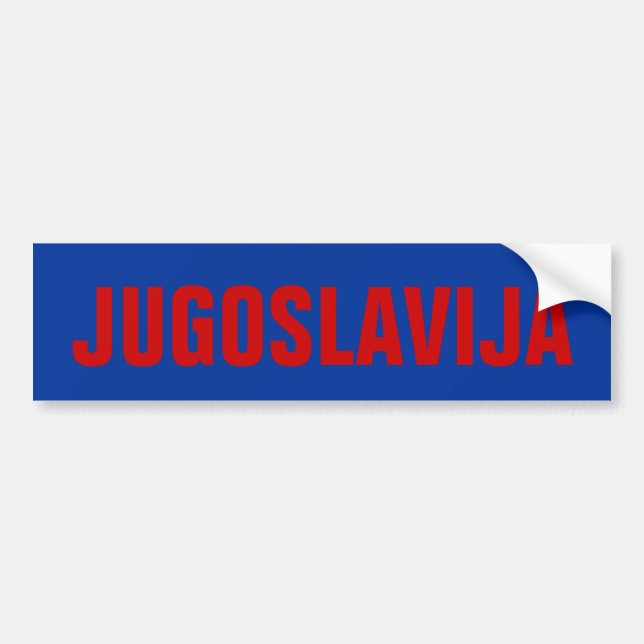 Adesivo Para Carro Jugoslavija (Frente)