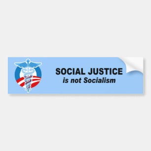 Adesivo Para Carro Justiça social não é socialismo