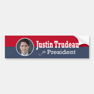 Adesivo Para Carro Justin Trudeau para o presidente autocolante no