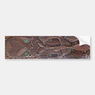 Adesivo Para Carro Kahungunu maori que cinzela - etiqueta