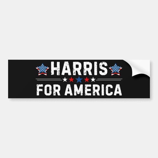 Adesivo Para Carro Kamala Harris (Frente)